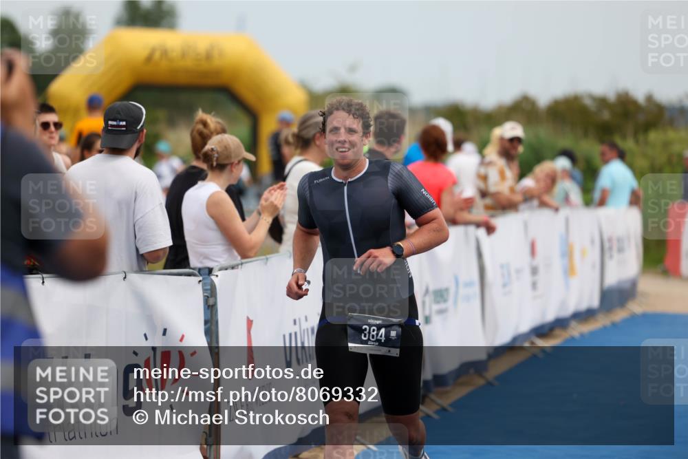 22.06.2025 - Viking Triathlon Michael Strokosch http://msf.ph/oto/8069332 22.06.2025 14:39:40 Ziel 384 meine-sportfotos.de