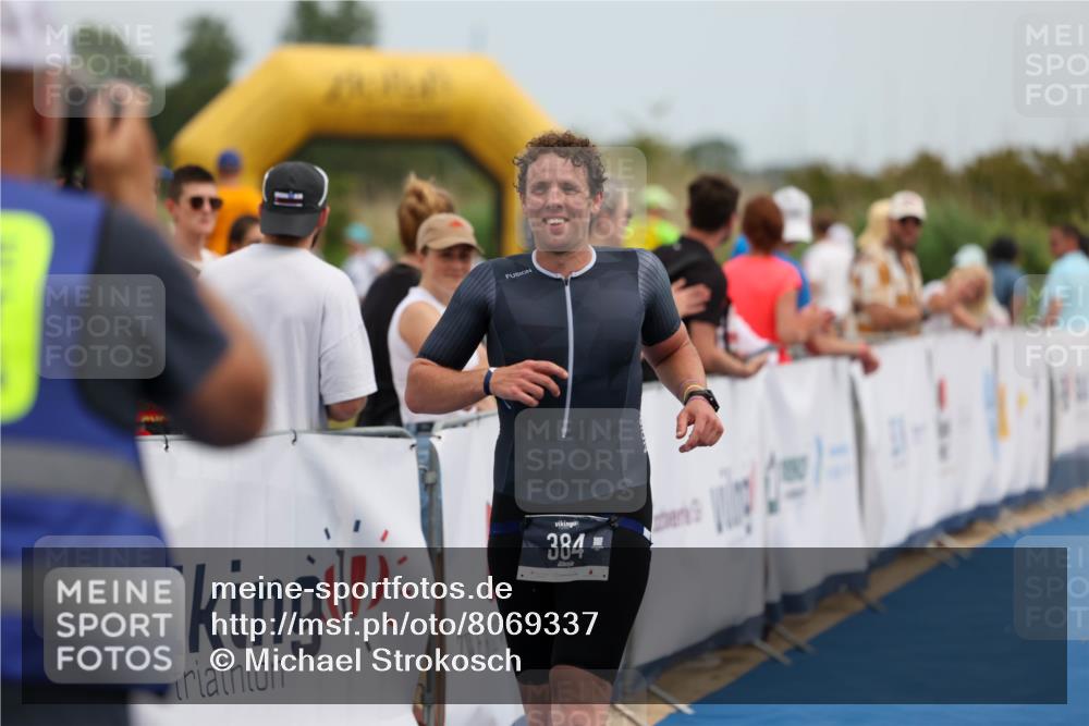 22.06.2025 - Viking Triathlon Michael Strokosch http://msf.ph/oto/8069337 22.06.2025 14:39:41 Ziel 384 meine-sportfotos.de