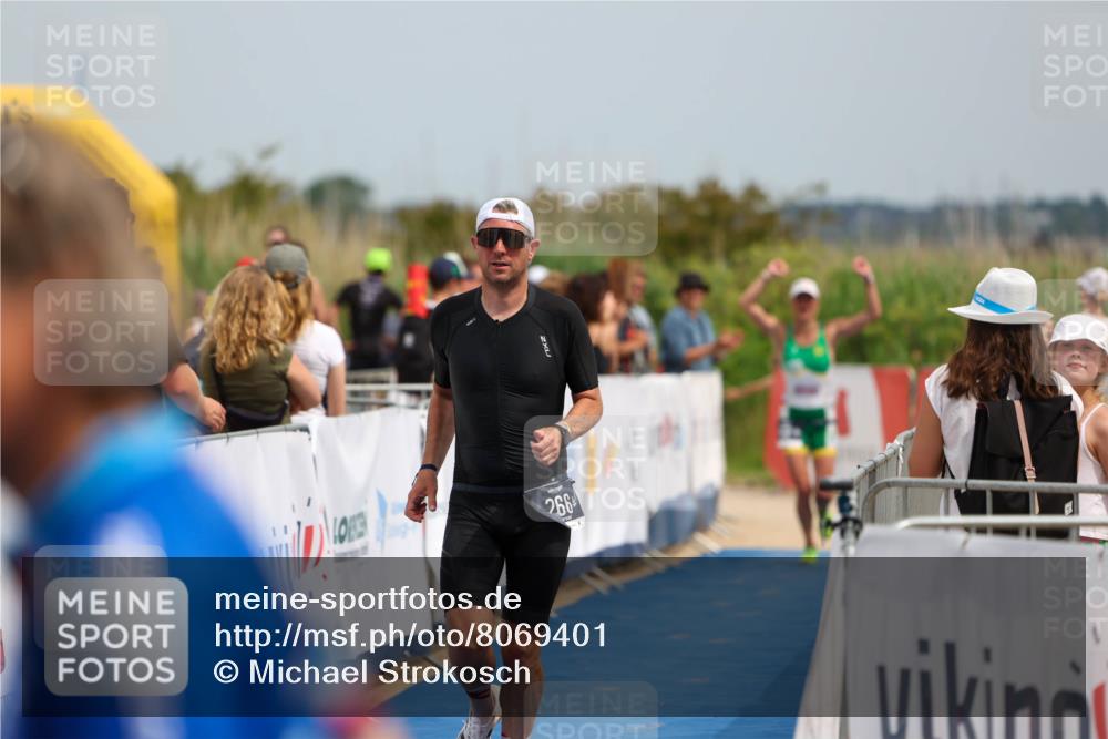 22.06.2025 - Viking Triathlon Michael Strokosch http://msf.ph/oto/8069401 22.06.2025 15:16:29 Ziel 266 meine-sportfotos.de