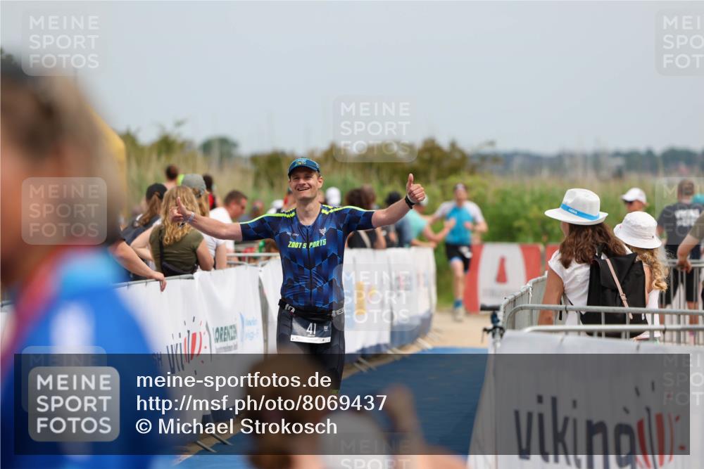 22.06.2025 - Viking Triathlon Michael Strokosch http://msf.ph/oto/8069437 22.06.2025 15:16:50 Ziel 41 meine-sportfotos.de