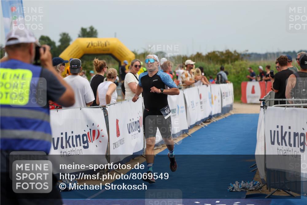 22.06.2025 - Viking Triathlon Michael Strokosch http://msf.ph/oto/8069549 22.06.2025 14:41:12 Ziel 458 meine-sportfotos.de