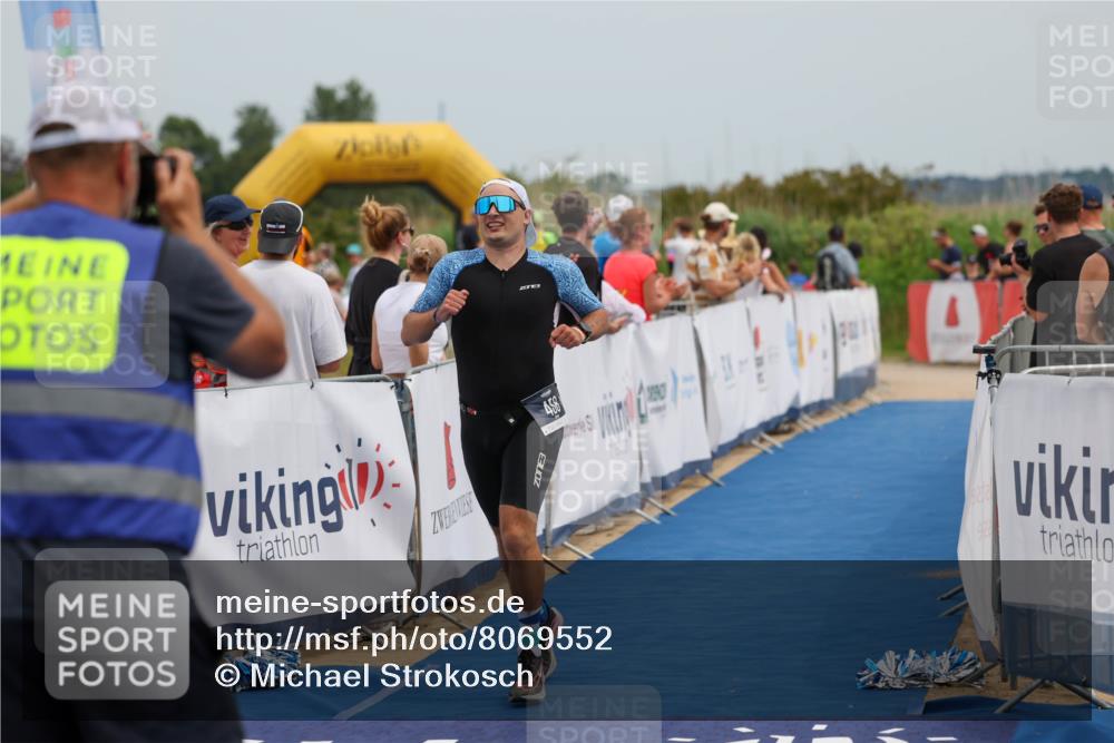 22.06.2025 - Viking Triathlon Michael Strokosch http://msf.ph/oto/8069552 22.06.2025 14:41:12 Ziel 458 meine-sportfotos.de
