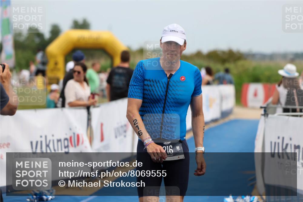 22.06.2025 - Viking Triathlon Michael Strokosch http://msf.ph/oto/8069555 22.06.2025 15:17:36 Ziel 216 meine-sportfotos.de