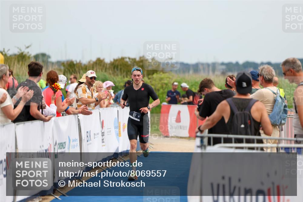 22.06.2025 - Viking Triathlon Michael Strokosch http://msf.ph/oto/8069557 22.06.2025 14:41:38 Ziel 87 meine-sportfotos.de