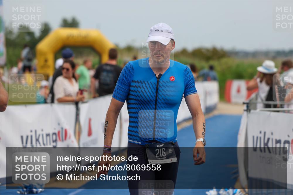 22.06.2025 - Viking Triathlon Michael Strokosch http://msf.ph/oto/8069558 22.06.2025 15:17:36 Ziel 216 meine-sportfotos.de