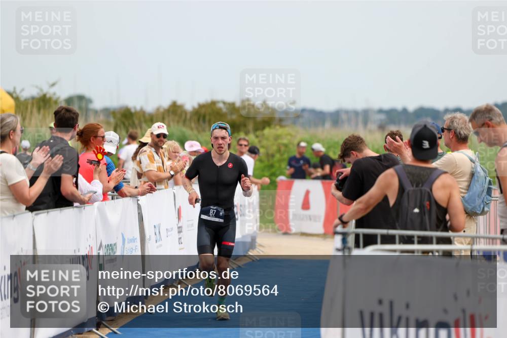 22.06.2025 - Viking Triathlon Michael Strokosch http://msf.ph/oto/8069564 22.06.2025 14:41:39 Ziel 87 meine-sportfotos.de