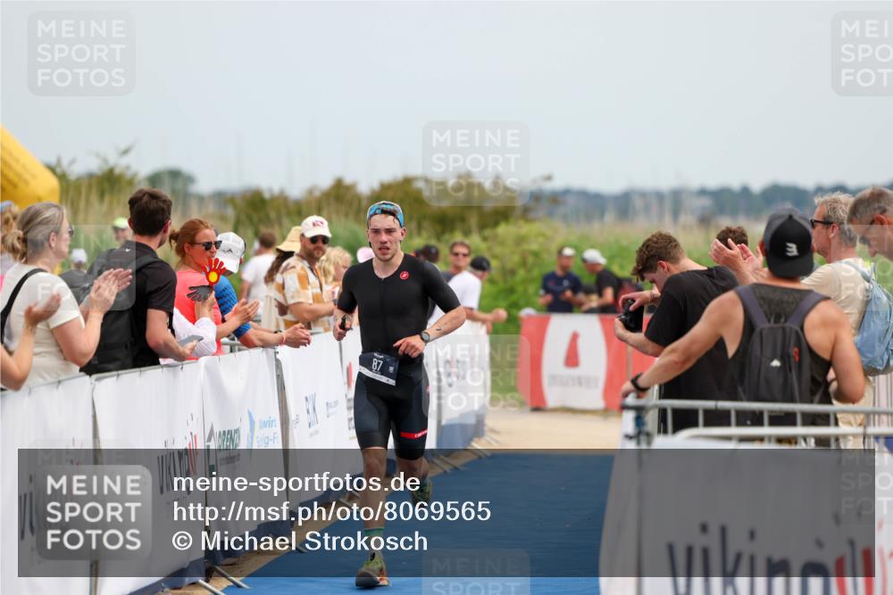 22.06.2025 - Viking Triathlon Michael Strokosch http://msf.ph/oto/8069565 22.06.2025 14:41:39 Ziel 87 meine-sportfotos.de