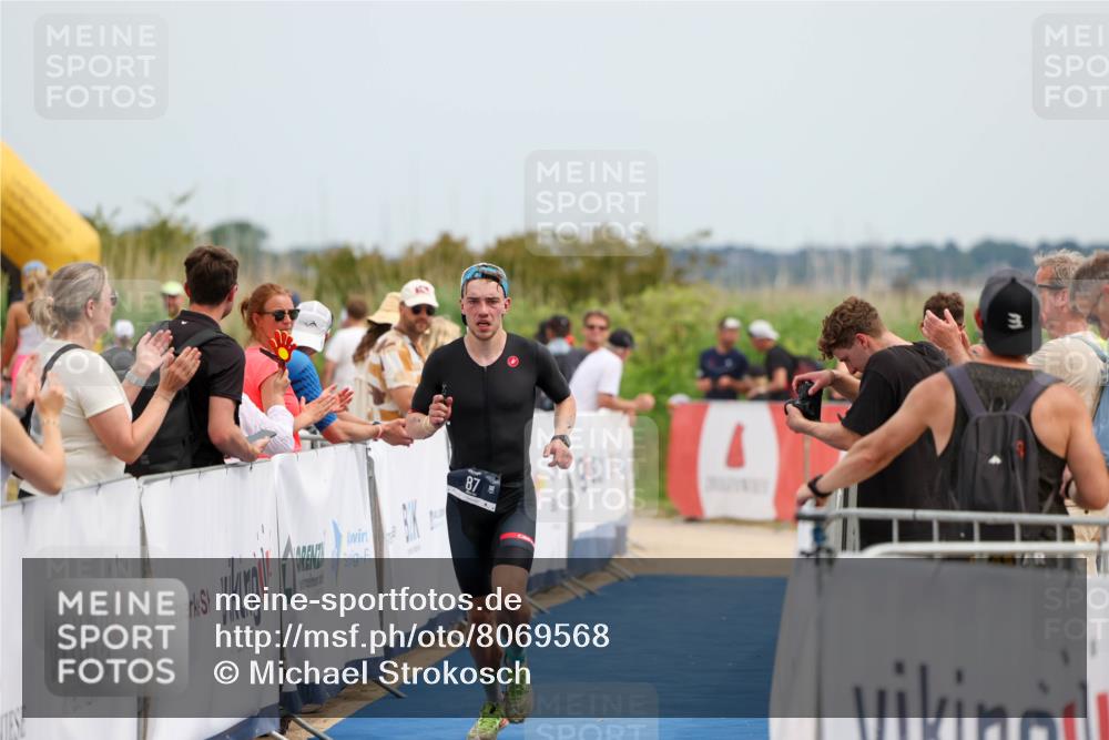 22.06.2025 - Viking Triathlon Michael Strokosch http://msf.ph/oto/8069568 22.06.2025 14:41:39 Ziel 87 meine-sportfotos.de