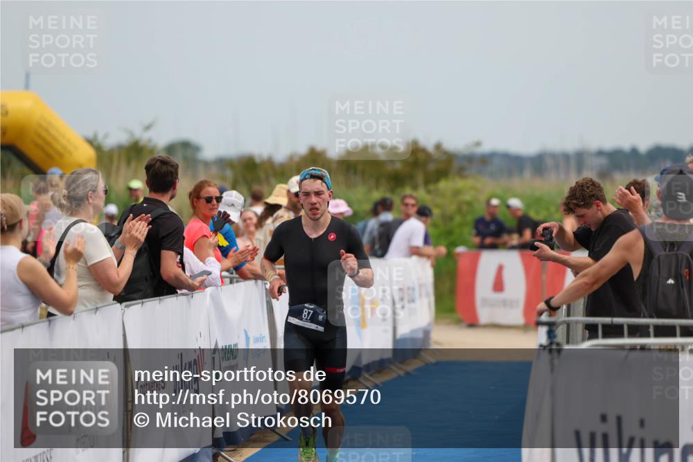 22.06.2025 - Viking Triathlon Michael Strokosch http://msf.ph/oto/8069570 22.06.2025 14:41:40 Ziel 87 meine-sportfotos.de