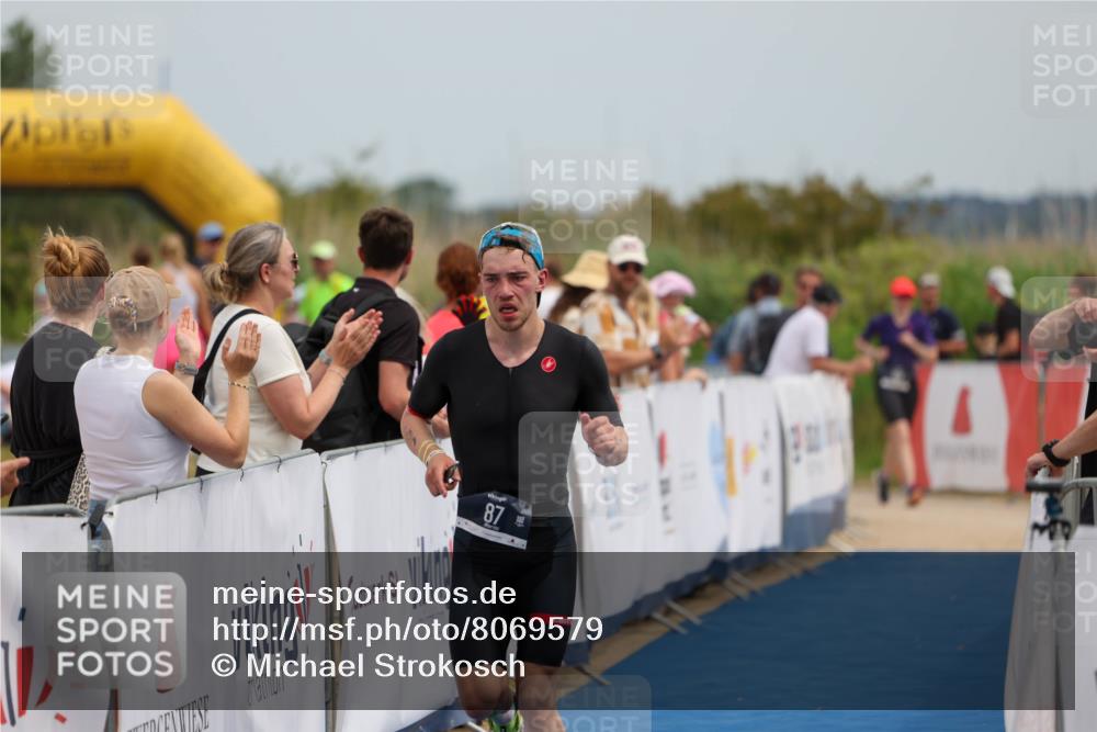 22.06.2025 - Viking Triathlon Michael Strokosch http://msf.ph/oto/8069579 22.06.2025 14:41:40 Ziel 87 meine-sportfotos.de