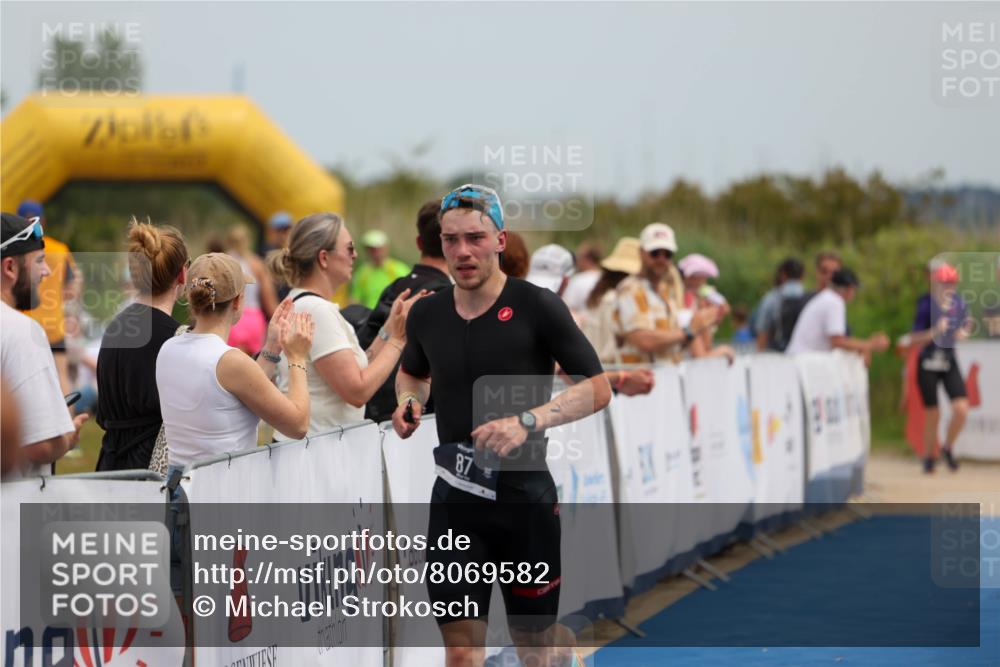 22.06.2025 - Viking Triathlon Michael Strokosch http://msf.ph/oto/8069582 22.06.2025 14:41:40 Ziel 87 meine-sportfotos.de