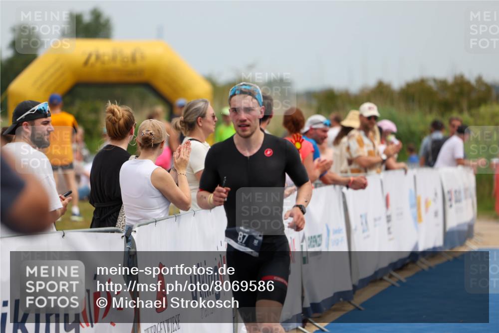 22.06.2025 - Viking Triathlon Michael Strokosch http://msf.ph/oto/8069586 22.06.2025 14:41:41 Ziel 87 meine-sportfotos.de