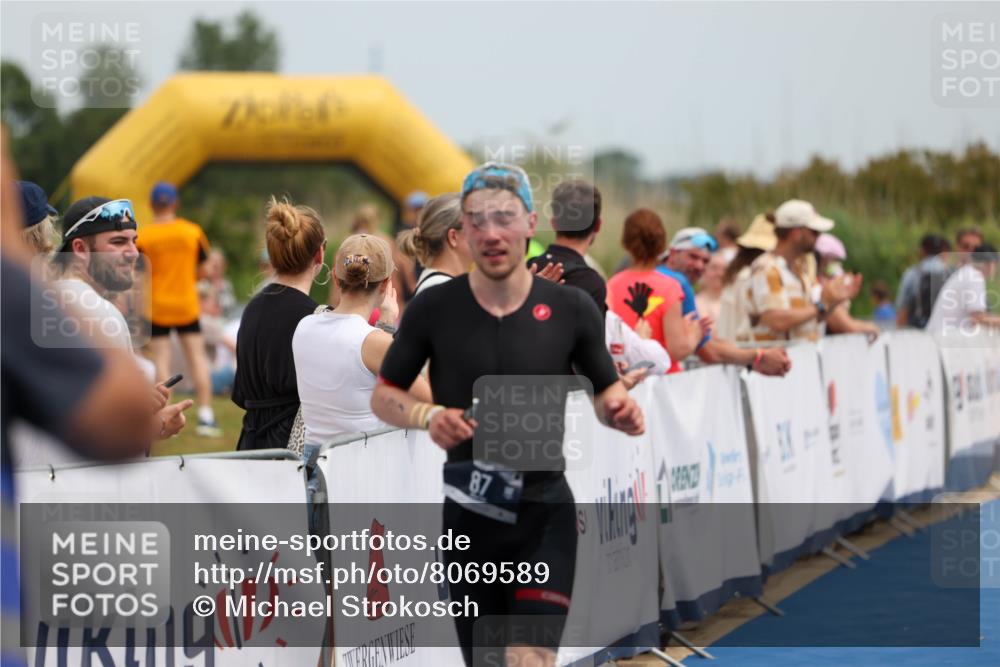 22.06.2025 - Viking Triathlon Michael Strokosch http://msf.ph/oto/8069589 22.06.2025 14:41:41 Ziel 87 meine-sportfotos.de