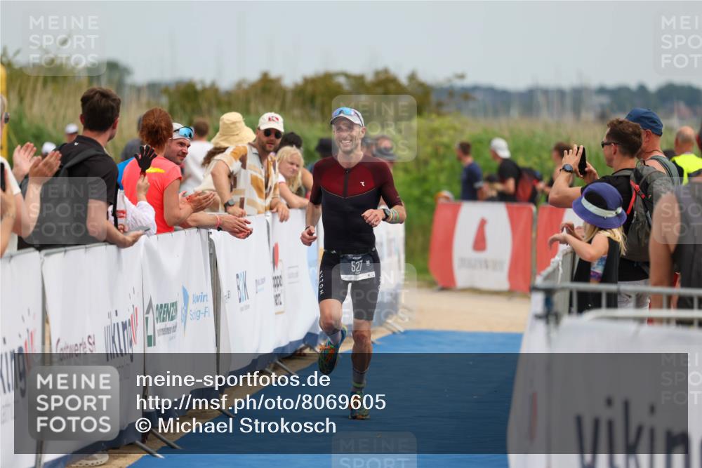 22.06.2025 - Viking Triathlon Michael Strokosch http://msf.ph/oto/8069605 22.06.2025 14:41:57 Ziel 527 meine-sportfotos.de