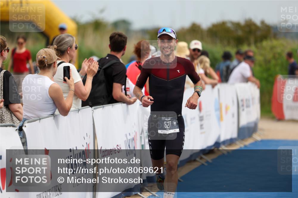22.06.2025 - Viking Triathlon Michael Strokosch http://msf.ph/oto/8069621 22.06.2025 14:41:58 Ziel 527 meine-sportfotos.de