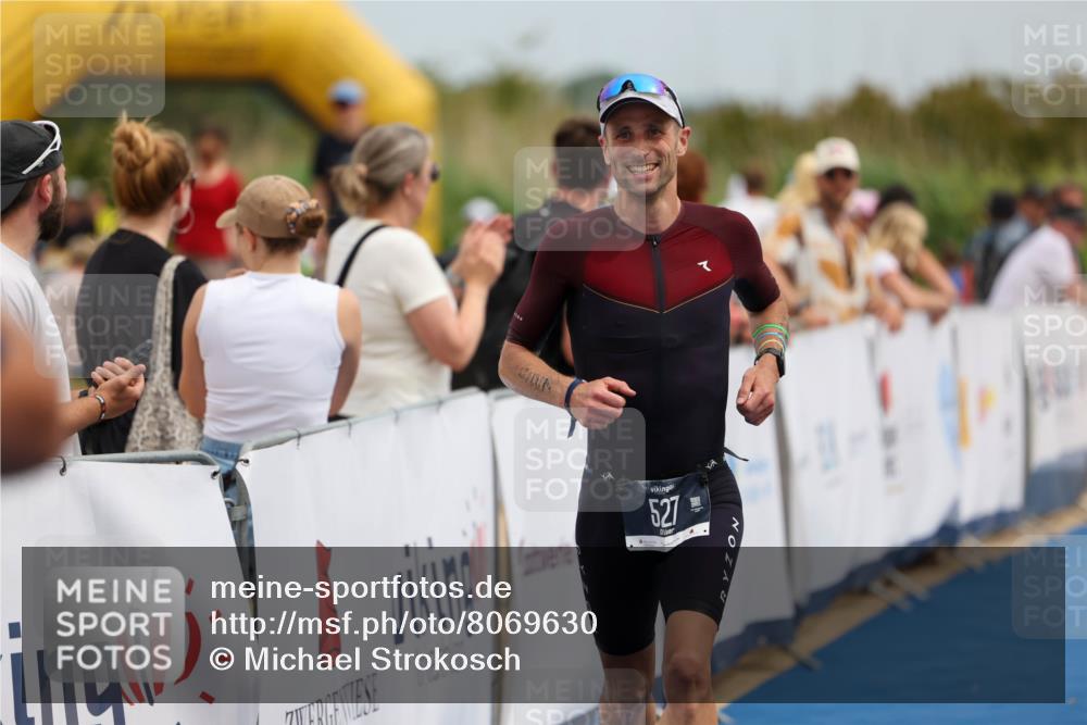 22.06.2025 - Viking Triathlon Michael Strokosch http://msf.ph/oto/8069630 22.06.2025 14:41:59 Ziel 527 meine-sportfotos.de