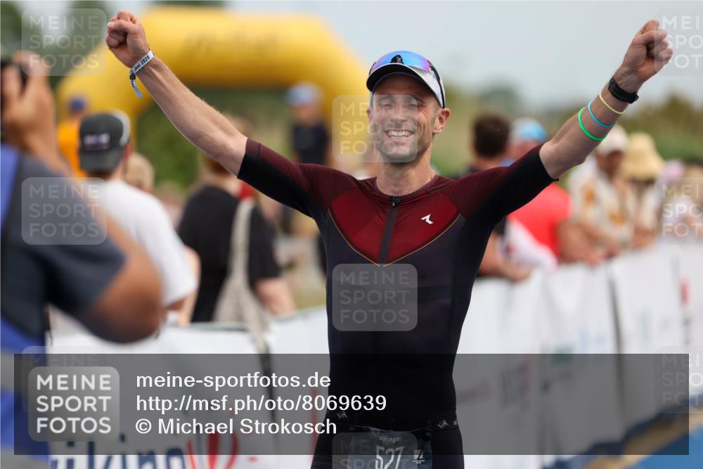 22.06.2025 - Viking Triathlon Michael Strokosch http://msf.ph/oto/8069639 22.06.2025 14:42:00 Ziel 527 meine-sportfotos.de