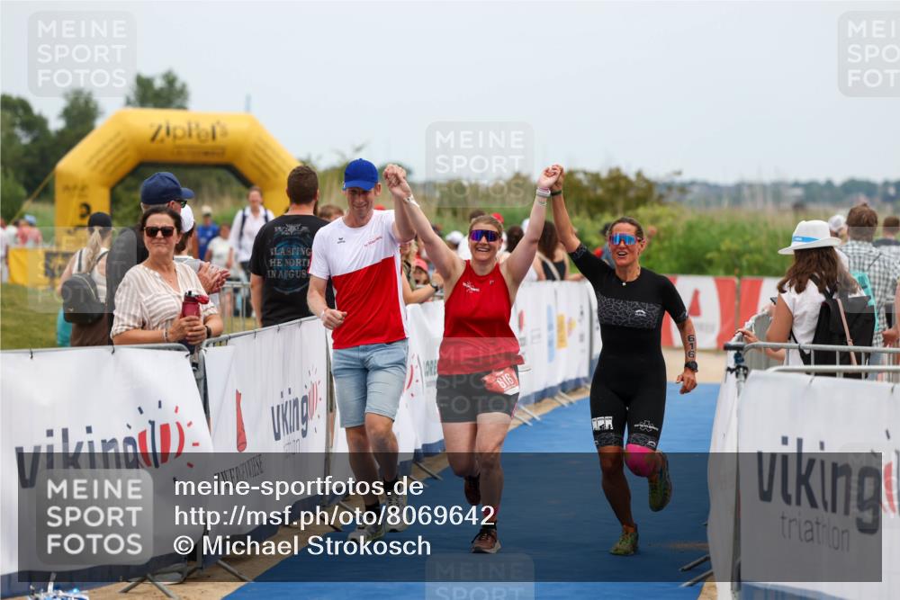 22.06.2025 - Viking Triathlon Michael Strokosch http://msf.ph/oto/8069642 22.06.2025 15:18:09 Ziel 616 meine-sportfotos.de