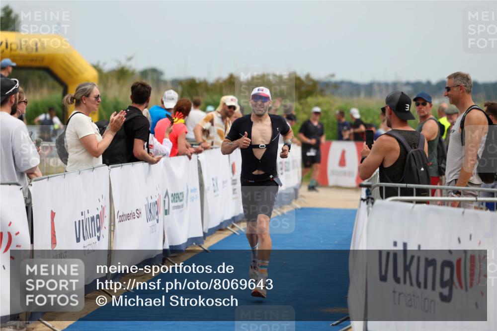 22.06.2025 - Viking Triathlon Michael Strokosch http://msf.ph/oto/8069643 22.06.2025 14:42:09 Ziel 125 meine-sportfotos.de