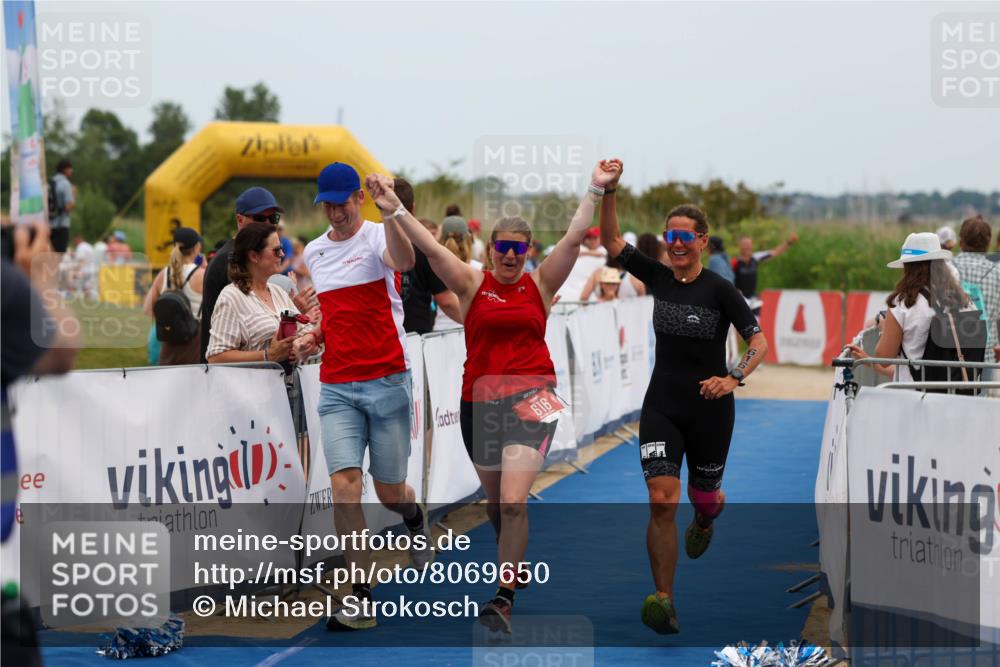 22.06.2025 - Viking Triathlon Michael Strokosch http://msf.ph/oto/8069650 22.06.2025 15:18:09 Ziel 616 meine-sportfotos.de
