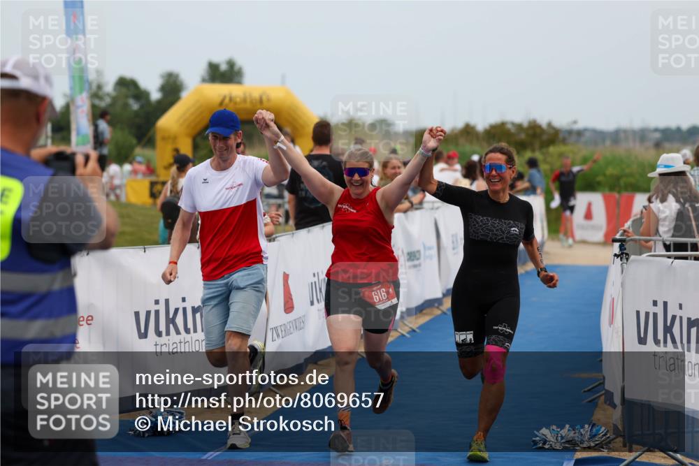 22.06.2025 - Viking Triathlon Michael Strokosch http://msf.ph/oto/8069657 22.06.2025 15:18:10 Ziel 616 meine-sportfotos.de