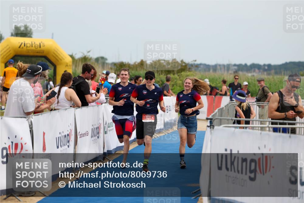 22.06.2025 - Viking Triathlon Michael Strokosch http://msf.ph/oto/8069736 22.06.2025 14:43:03 Ziel 631 meine-sportfotos.de