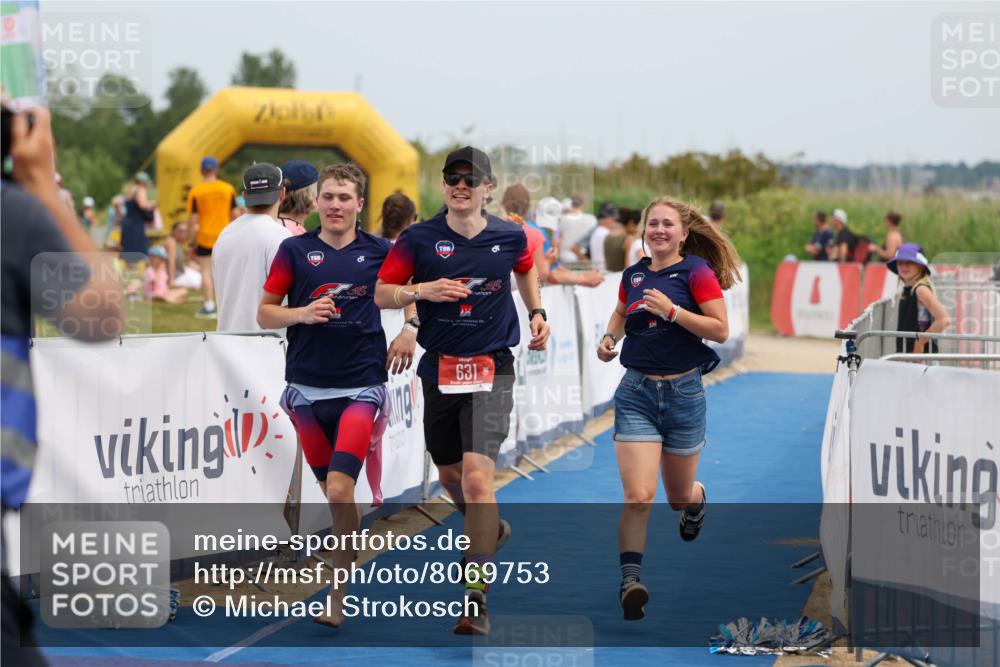 22.06.2025 - Viking Triathlon Michael Strokosch http://msf.ph/oto/8069753 22.06.2025 14:43:04 Ziel 631 meine-sportfotos.de