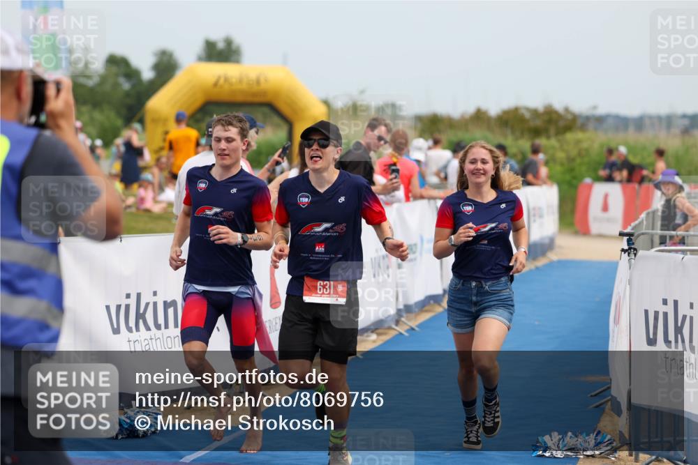 22.06.2025 - Viking Triathlon Michael Strokosch http://msf.ph/oto/8069756 22.06.2025 14:43:04 Ziel 631 meine-sportfotos.de