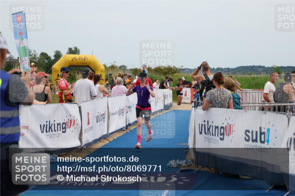 22.06.2025 - Viking Triathlon Michael Strokosch http://msf.ph/oto/8069771 22.06.2025 14:47:03 Ziel 299 meine-sportfotos.de