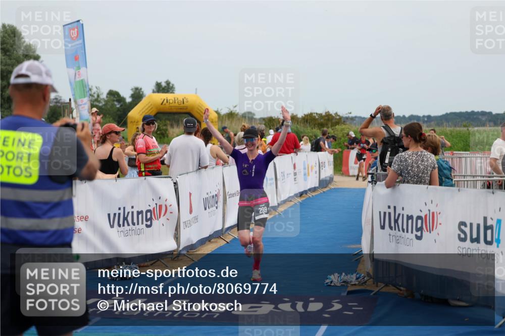 22.06.2025 - Viking Triathlon Michael Strokosch http://msf.ph/oto/8069774 22.06.2025 14:47:04 Ziel 299 meine-sportfotos.de