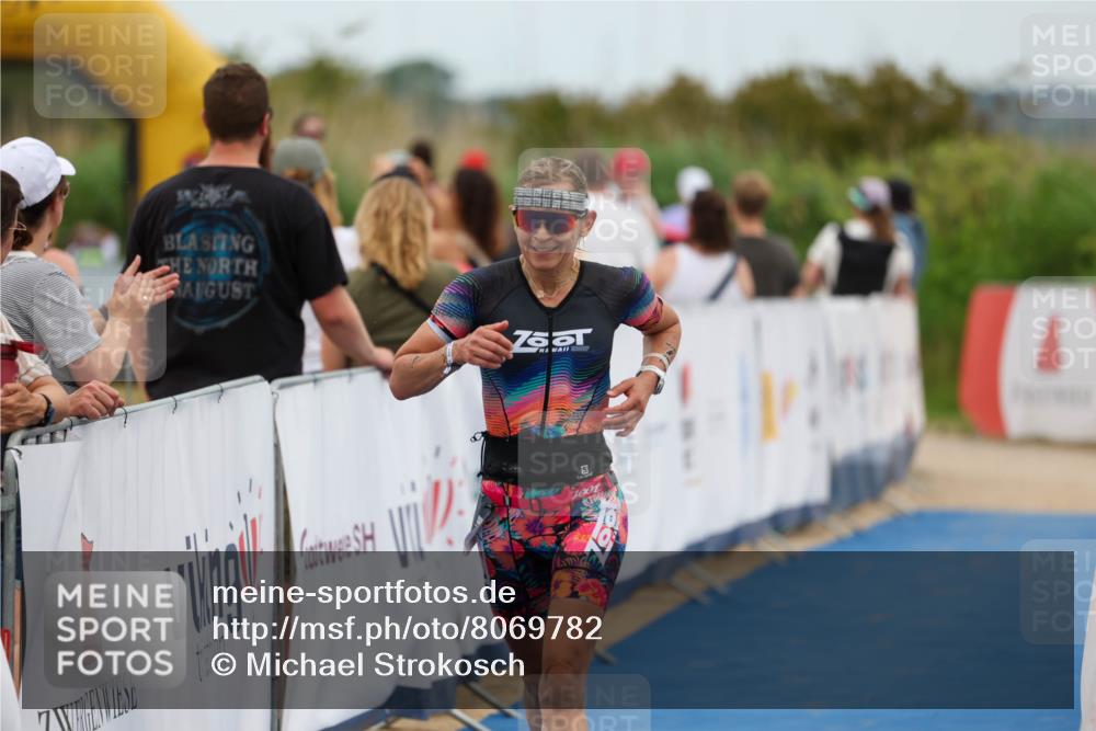 22.06.2025 - Viking Triathlon Michael Strokosch http://msf.ph/oto/8069782 22.06.2025 15:18:59 Ziel  meine-sportfotos.de