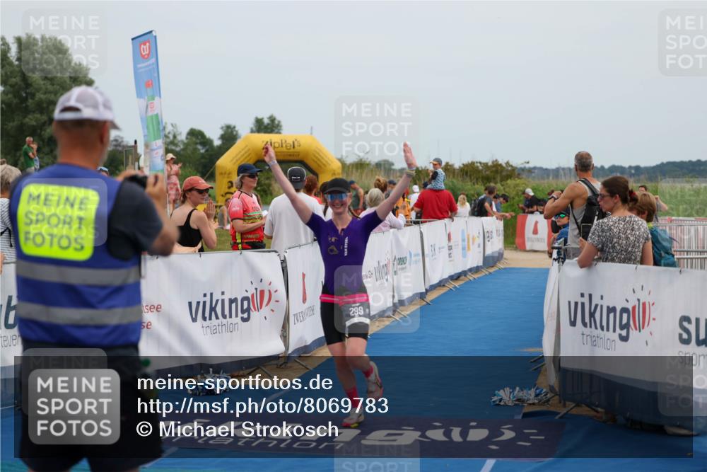 22.06.2025 - Viking Triathlon Michael Strokosch http://msf.ph/oto/8069783 22.06.2025 14:47:04 Ziel 299 meine-sportfotos.de