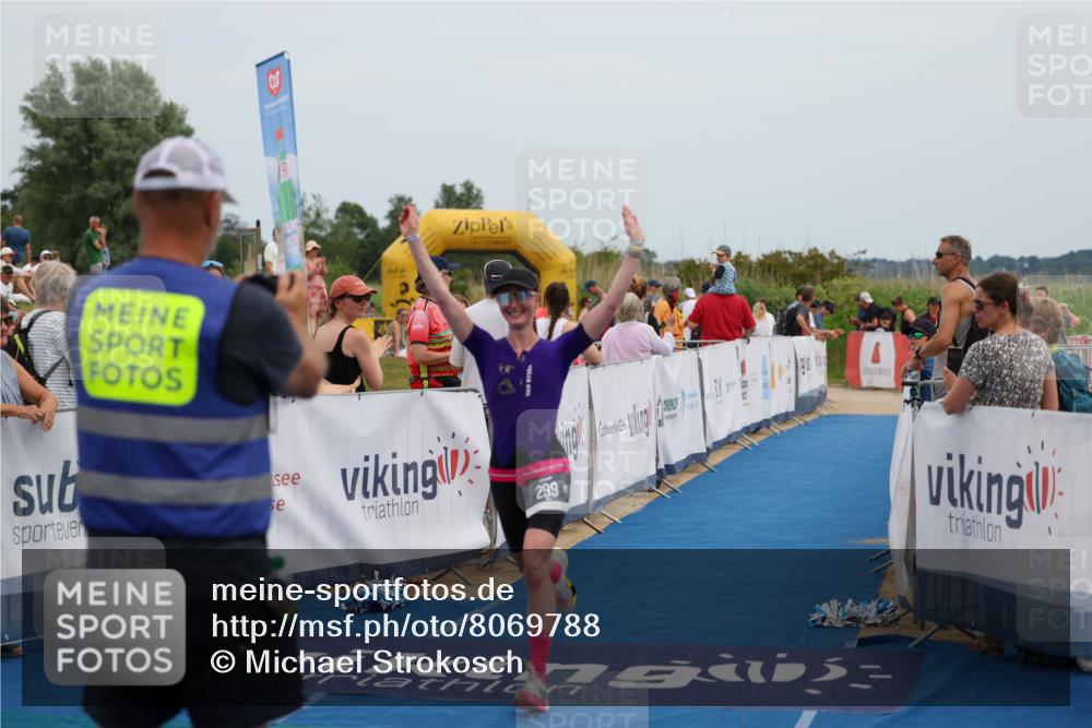 22.06.2025 - Viking Triathlon Michael Strokosch http://msf.ph/oto/8069788 22.06.2025 14:47:04 Ziel 299 meine-sportfotos.de