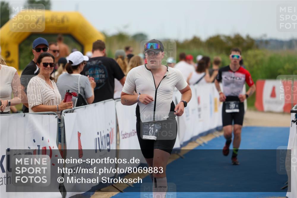 22.06.2025 - Viking Triathlon Michael Strokosch http://msf.ph/oto/8069883 22.06.2025 15:19:37 Ziel 21, 387 meine-sportfotos.de