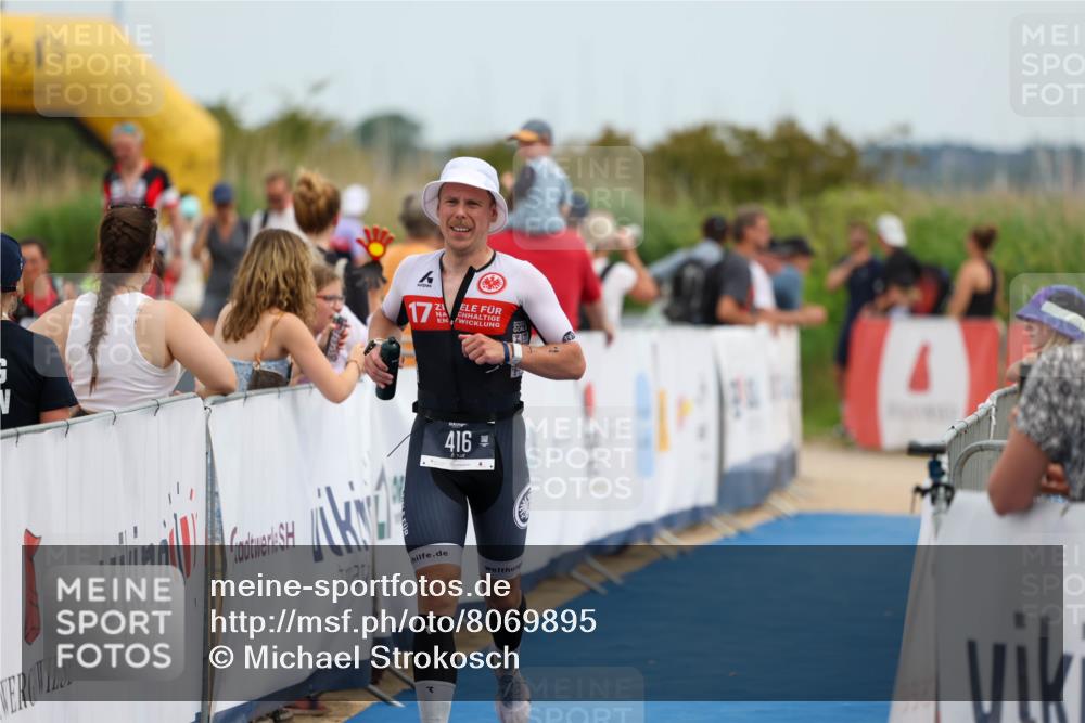 22.06.2025 - Viking Triathlon Michael Strokosch http://msf.ph/oto/8069895 22.06.2025 14:49:08 Ziel 416 meine-sportfotos.de