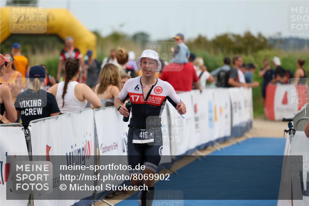 22.06.2025 - Viking Triathlon Michael Strokosch http://msf.ph/oto/8069902 22.06.2025 14:49:09 Ziel 416 meine-sportfotos.de