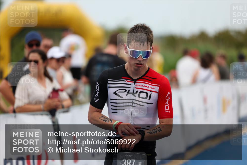 22.06.2025 - Viking Triathlon Michael Strokosch http://msf.ph/oto/8069922 22.06.2025 15:19:41 Ziel 21, 387 meine-sportfotos.de