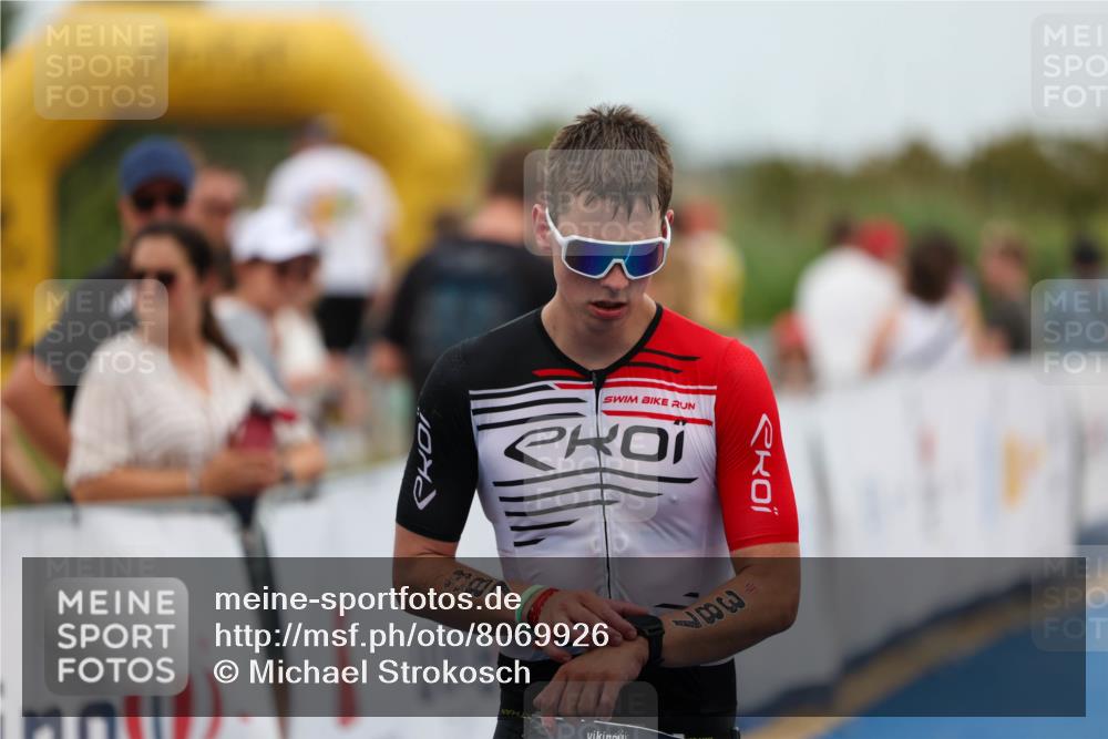 22.06.2025 - Viking Triathlon Michael Strokosch http://msf.ph/oto/8069926 22.06.2025 15:19:41 Ziel 21, 387 meine-sportfotos.de