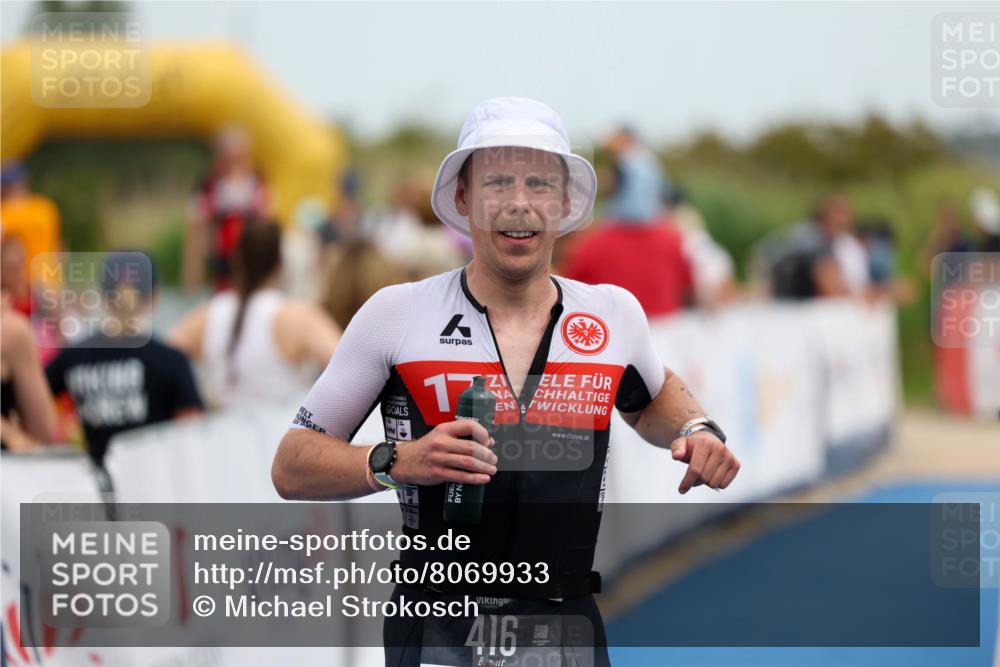 22.06.2025 - Viking Triathlon Michael Strokosch http://msf.ph/oto/8069933 22.06.2025 14:49:11 Ziel 416 meine-sportfotos.de