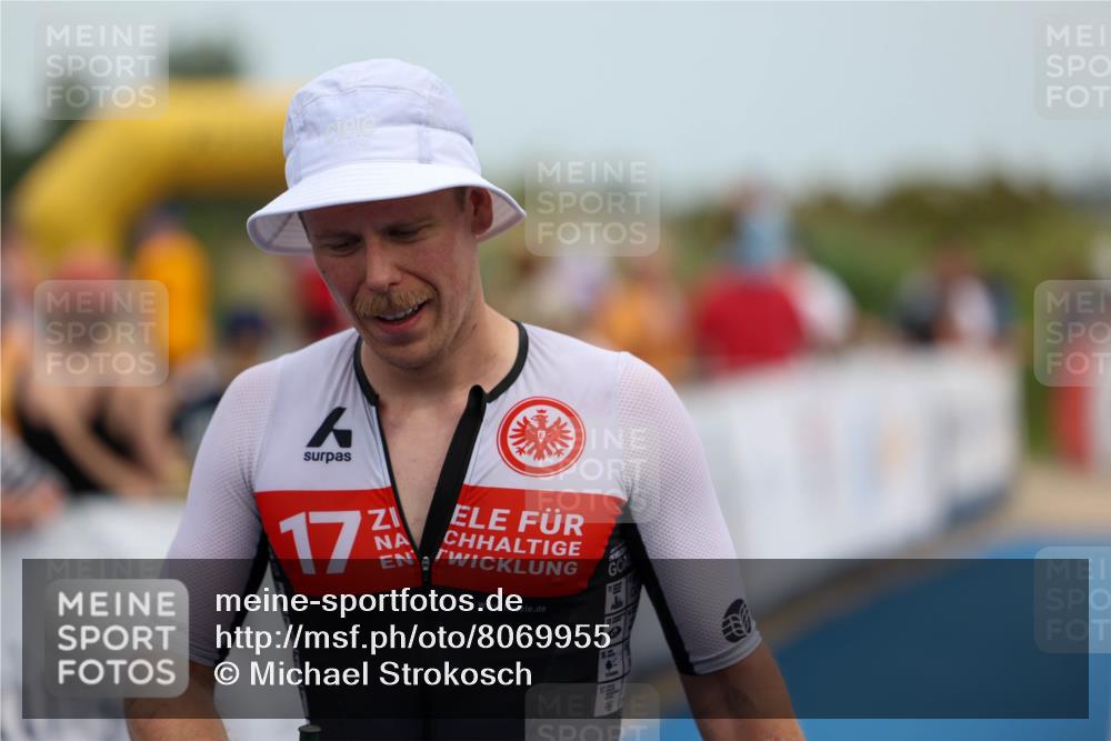 22.06.2025 - Viking Triathlon Michael Strokosch http://msf.ph/oto/8069955 22.06.2025 14:49:12 Ziel 416 meine-sportfotos.de