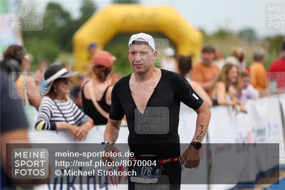 22.06.2025 - Viking Triathlon Michael Strokosch http://msf.ph/oto/8070004 22.06.2025 14:49:37 Ziel 176 meine-sportfotos.de