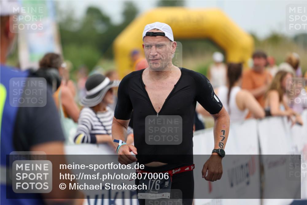 22.06.2025 - Viking Triathlon Michael Strokosch http://msf.ph/oto/8070006 22.06.2025 14:49:37 Ziel 176 meine-sportfotos.de