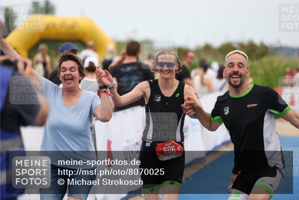 22.06.2025 - Viking Triathlon Michael Strokosch http://msf.ph/oto/8070025 22.06.2025 15:21:36 Ziel 606 meine-sportfotos.de