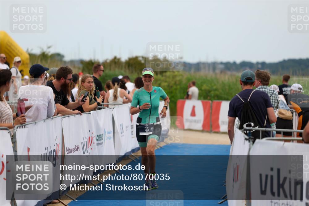 22.06.2025 - Viking Triathlon Michael Strokosch http://msf.ph/oto/8070035 22.06.2025 15:22:21 Ziel 65 meine-sportfotos.de