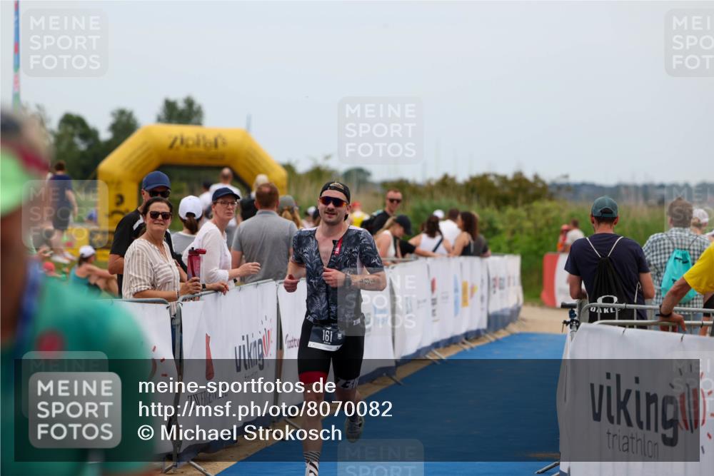 22.06.2025 - Viking Triathlon Michael Strokosch http://msf.ph/oto/8070082 22.06.2025 15:22:37 Ziel 161 meine-sportfotos.de