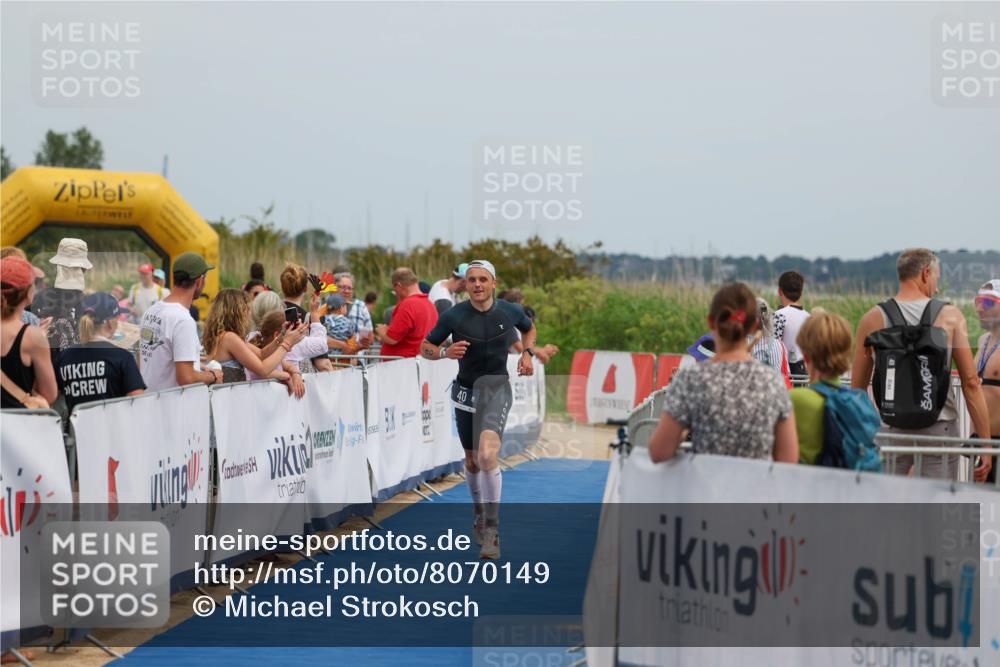 22.06.2025 - Viking Triathlon Michael Strokosch http://msf.ph/oto/8070149 22.06.2025 14:53:05 Ziel 40 meine-sportfotos.de