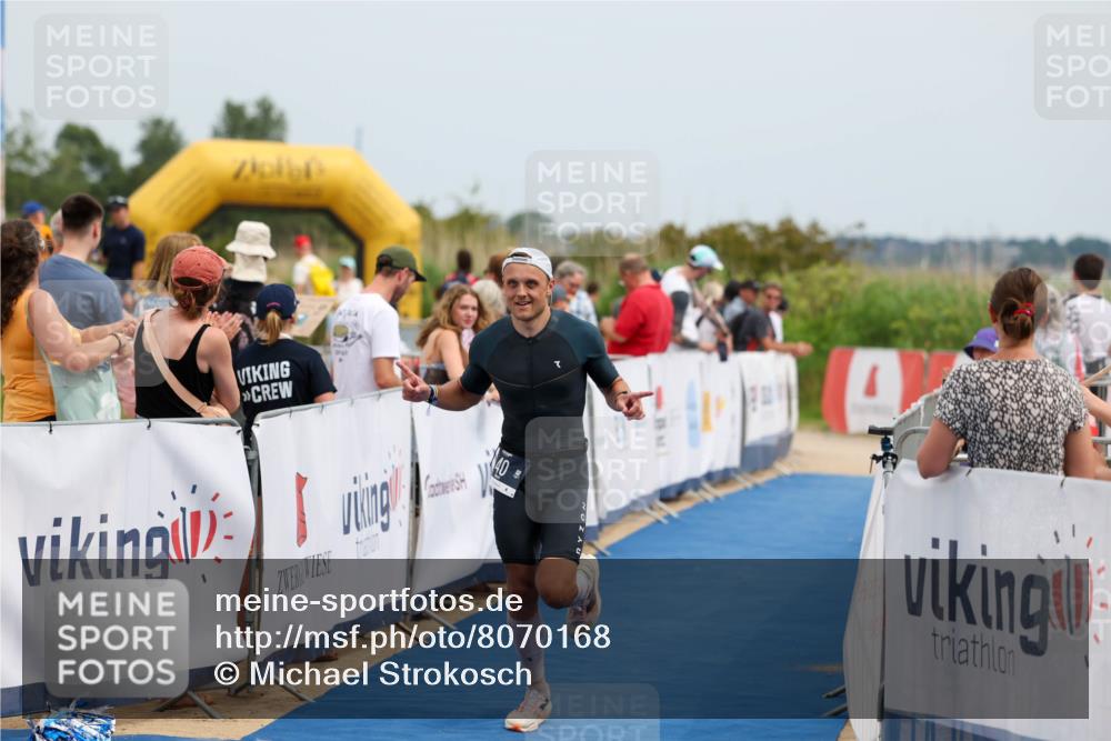 22.06.2025 - Viking Triathlon Michael Strokosch http://msf.ph/oto/8070168 22.06.2025 14:53:06 Ziel 40 meine-sportfotos.de