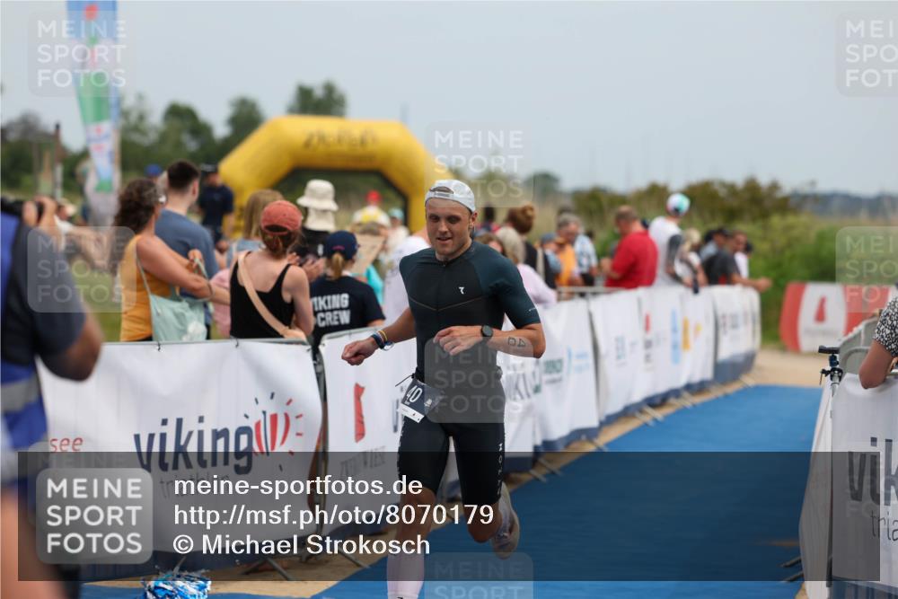 22.06.2025 - Viking Triathlon Michael Strokosch http://msf.ph/oto/8070179 22.06.2025 14:53:07 Ziel 40 meine-sportfotos.de