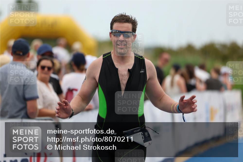22.06.2025 - Viking Triathlon Michael Strokosch http://msf.ph/oto/8070211 22.06.2025 15:24:11 Ziel 366, 540 meine-sportfotos.de