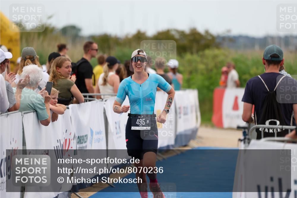 22.06.2025 - Viking Triathlon Michael Strokosch http://msf.ph/oto/8070236 22.06.2025 15:24:18 Ziel 495 meine-sportfotos.de